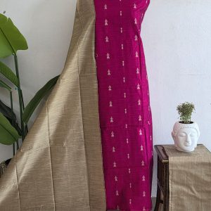 Semi raw silk salwar-ZH78