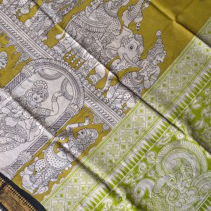 Chennuri silk kalamkari dupatta-BH6