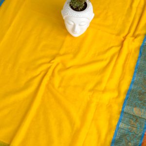 Zari mul cotton saree-MK29