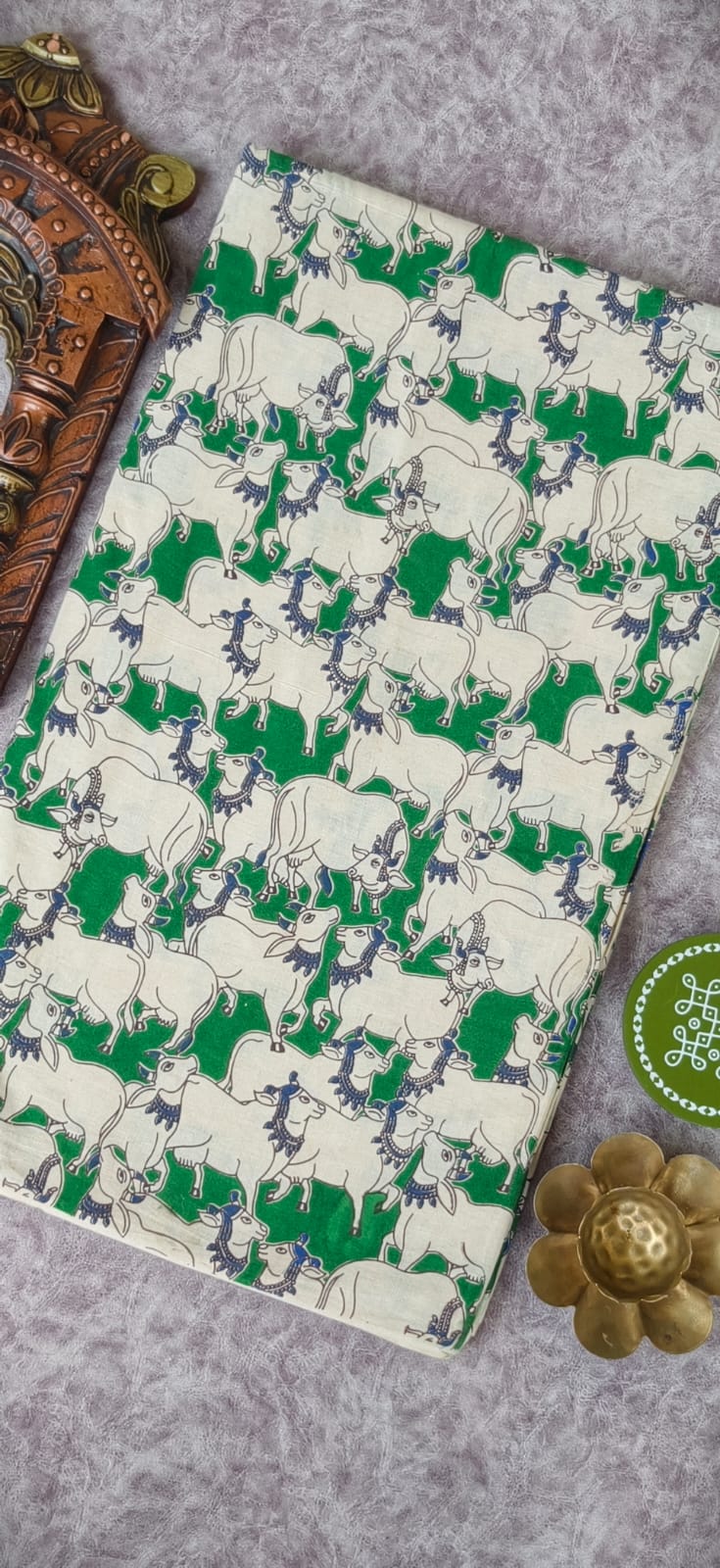 Kalamkari cotton running material 1m -BZ22