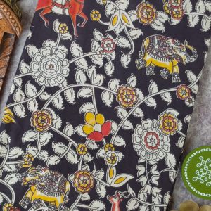 Kalamkari cotton running material 1m -BZ16