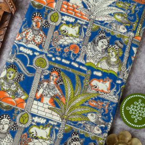 Kalamkari cotton running material 1m -BZ14
