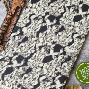 Kalamkari cotton running material(1m)-BZ1