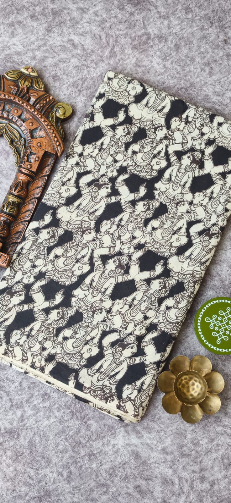 Kalamkari cotton running material(1m)-BZ1