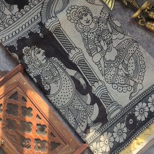 Kalamkari kota cotton saree-XG17