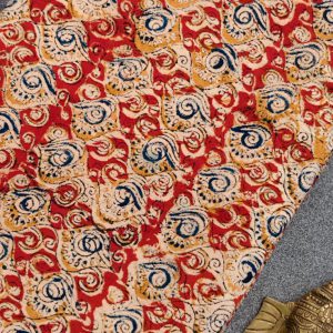 Handblock kalamkari cotton Running material-HB5
