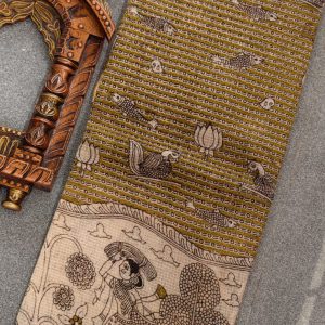 Kalamkari kota cotton saree-XG49