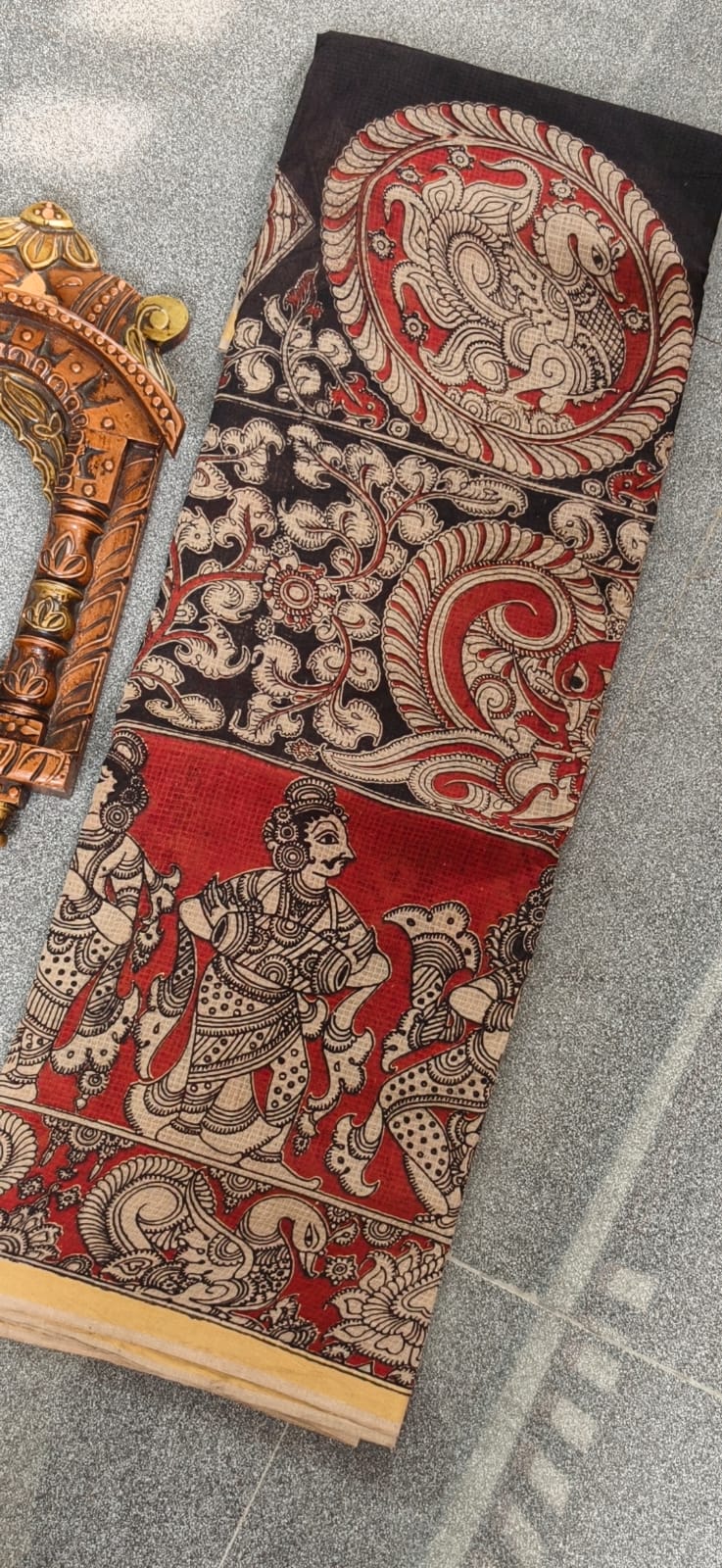 Kalamkari kota cotton saree-XG53
