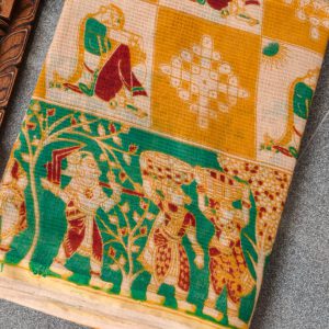 Kalamkari kota cotton saree-XG56
