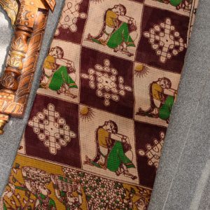 Kalamkari kota cotton saree-XG58