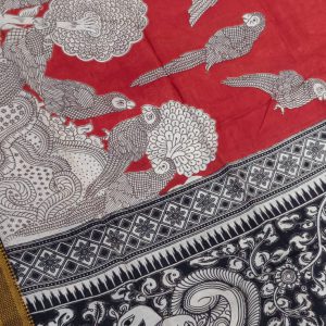 Chennuri silk kalamkari Dupatta -BH71