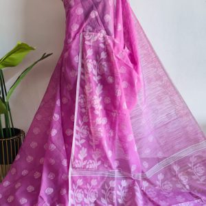 Silk cotton Jamdhani saree-DM12