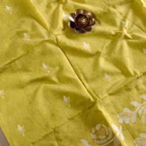 Silk cotton Jamdhani saree-DM15