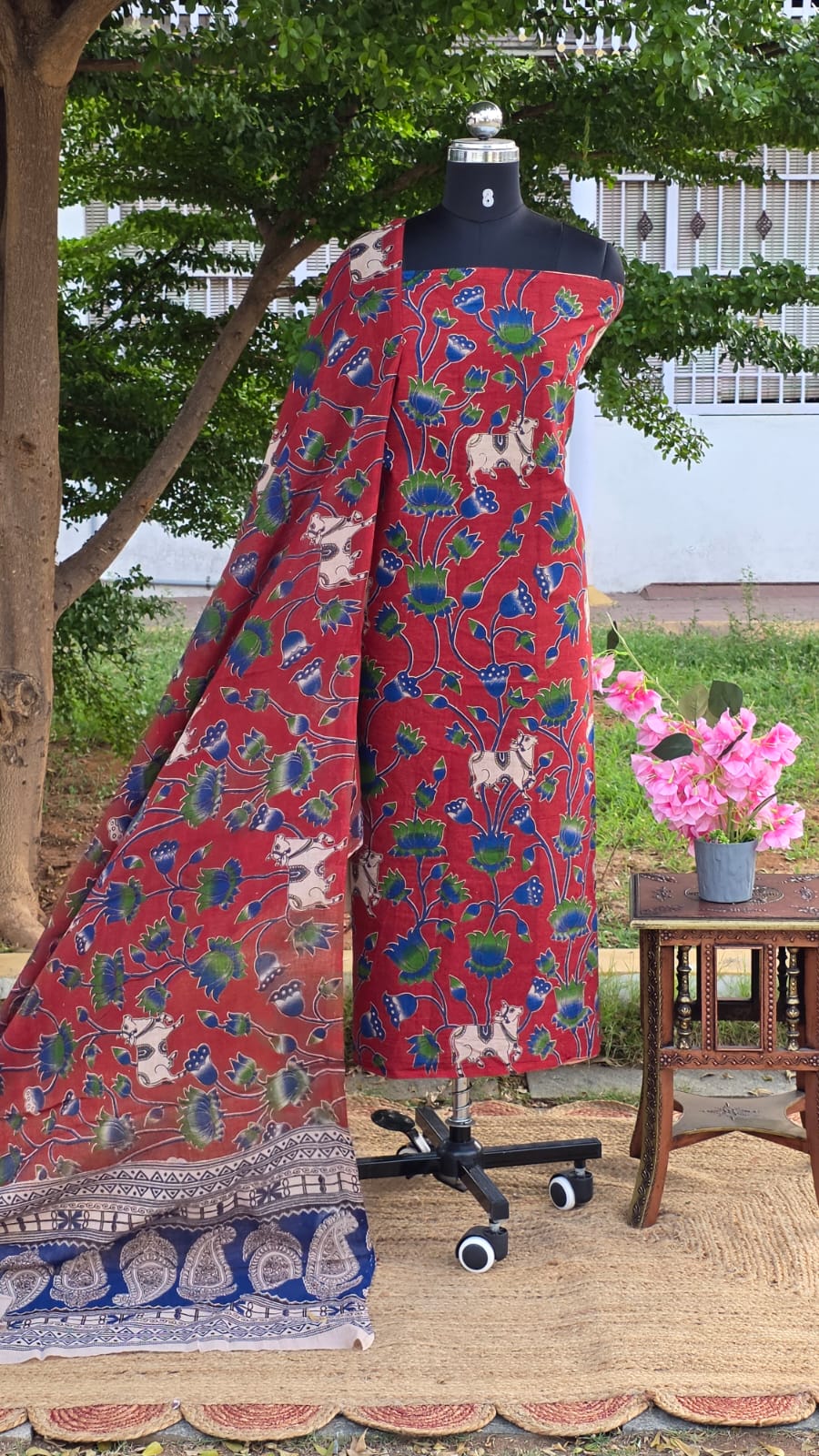 Kalamkari cotton 2 pcs set-AS25