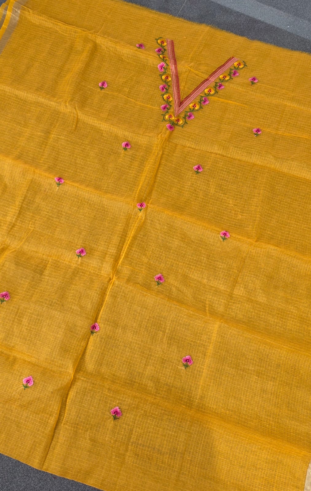 Premium kota doria embroidery salwar-HO16 - Image 2