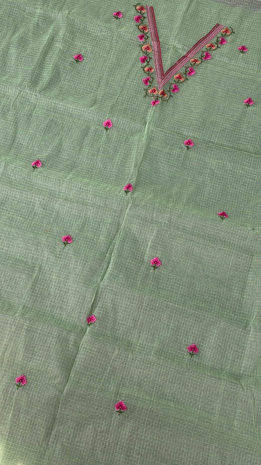 Premium kota doria embroidery salwar-HO19 - Image 2
