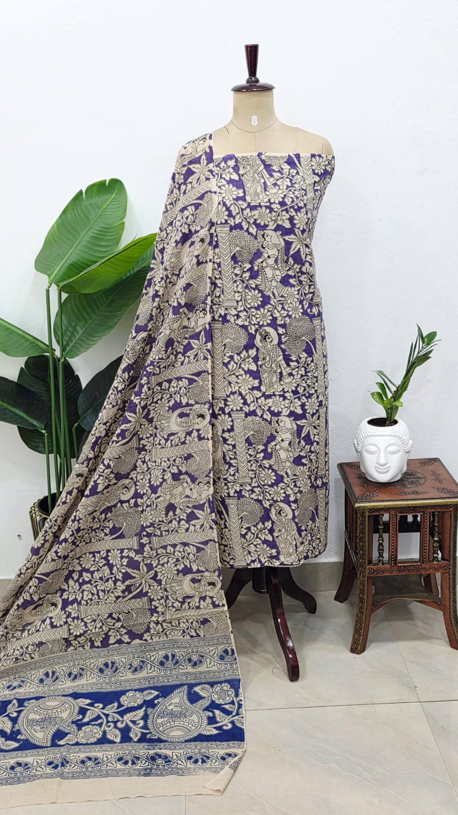 Kalamkari cotton 2 pcs set-AS36