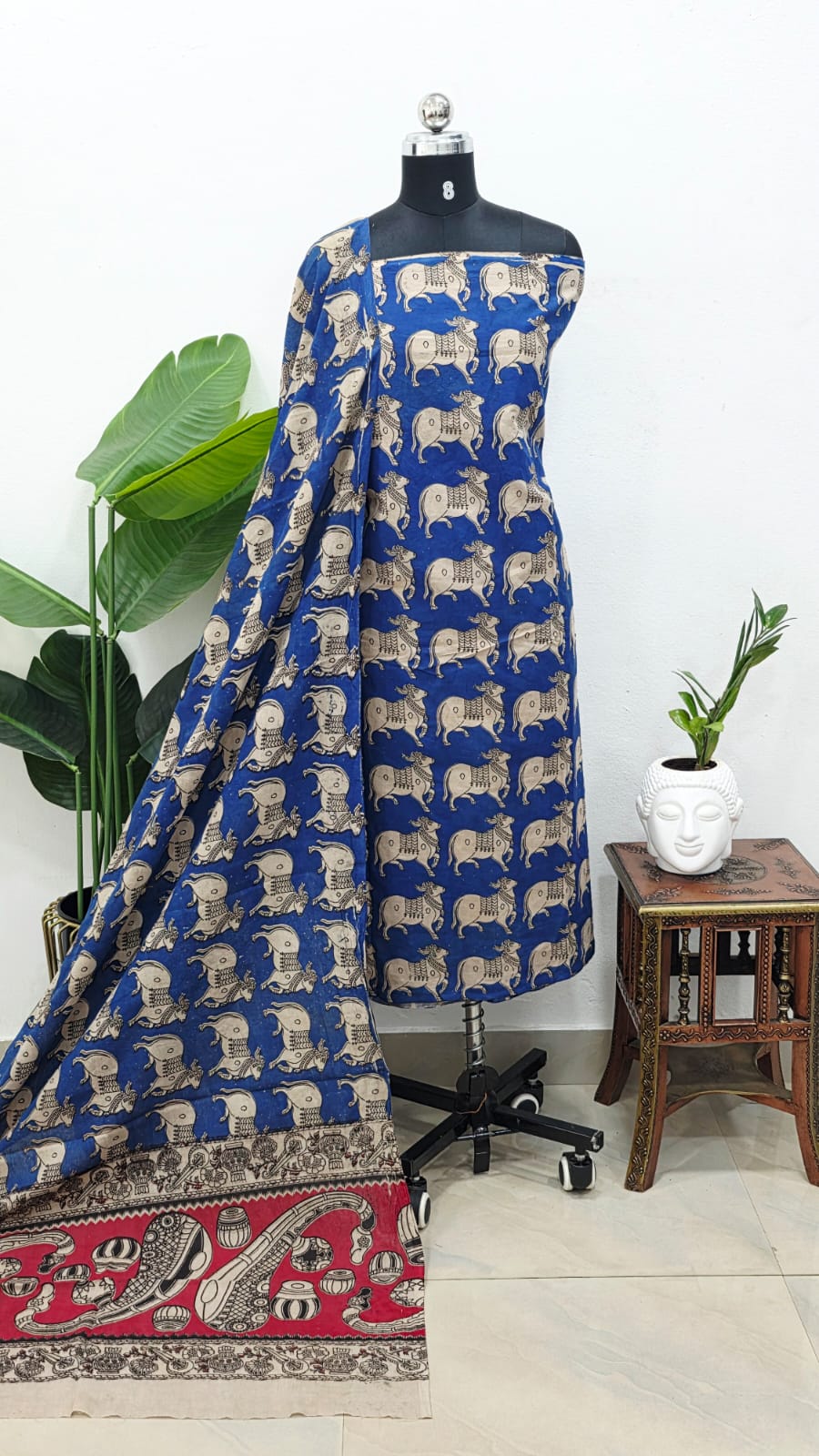 Kalamkari cotton 2 pcs set-AS44