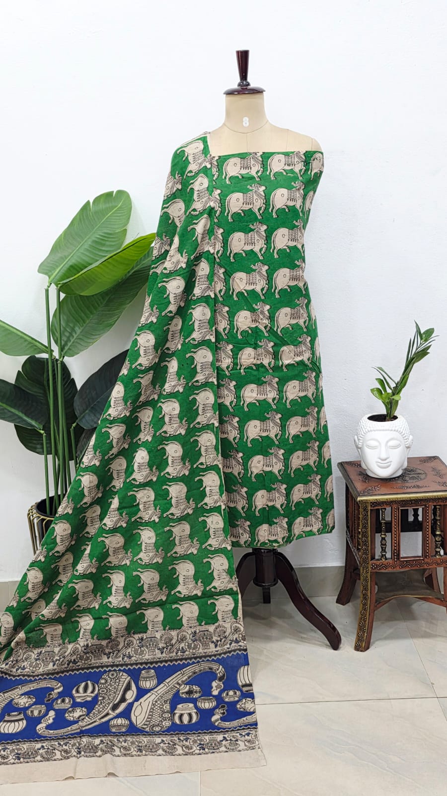 Kalamkari cotton 2 pcs set-AS42