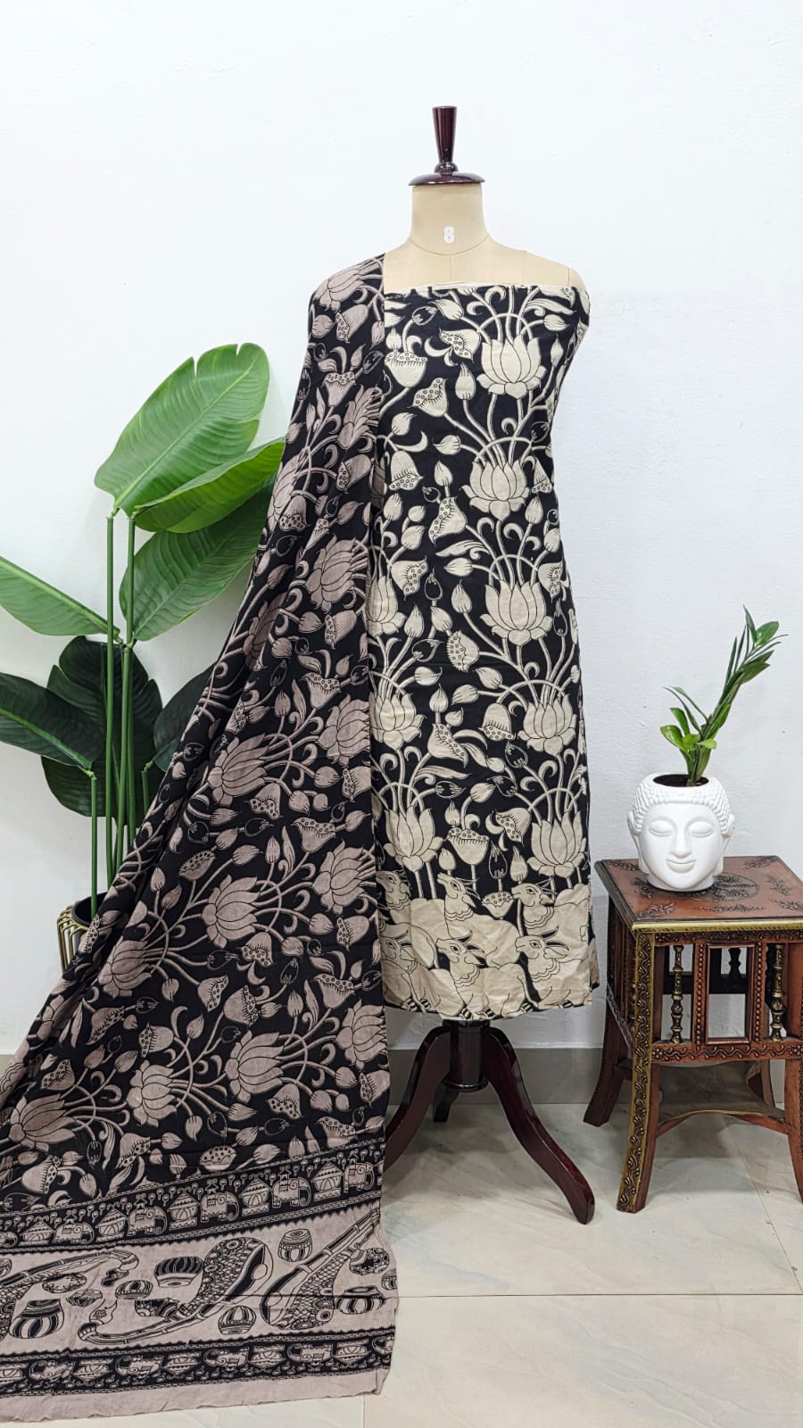 Kalamkari cotton 2 pcs set-AS59