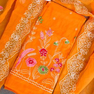Premium Kota doria embroidery salwar-HO43