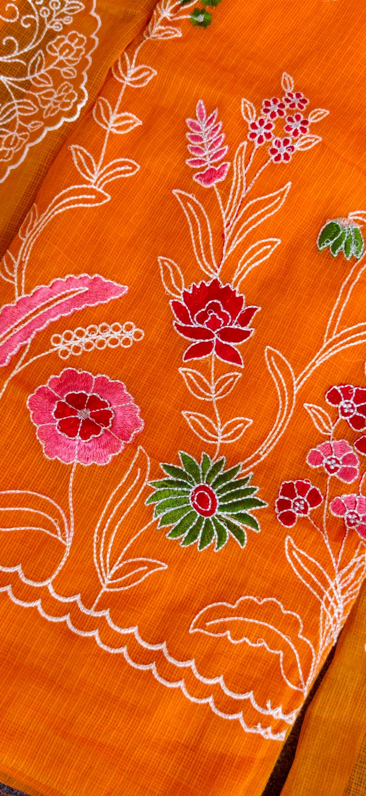 Premium Kota doria embroidery salwar-HO43 - Image 2
