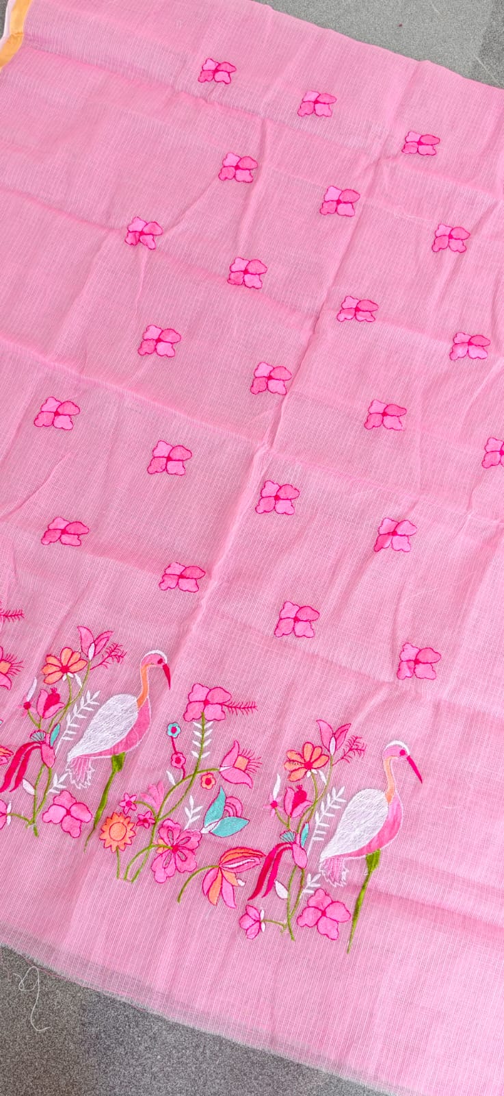 Premium Kota doria embroidery salwar-HO47 - Image 3