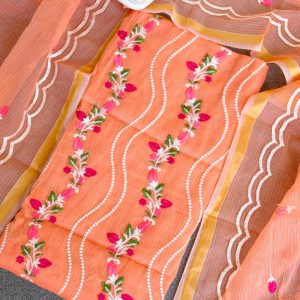 Premium Kota doria embroidery salwar-HO52