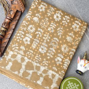 Handblock jaipur cotton saree-MK3