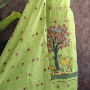 Silk cotton Jamdhani salwar-RJ2