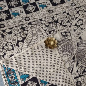 kalamkari cotton saree-TH45