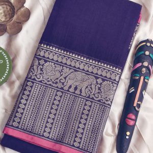 Narayanpet mercerized cotton saree-FS5