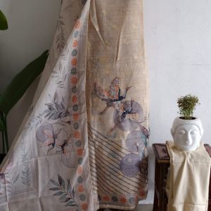 Premium semi linen salwar-ZW88