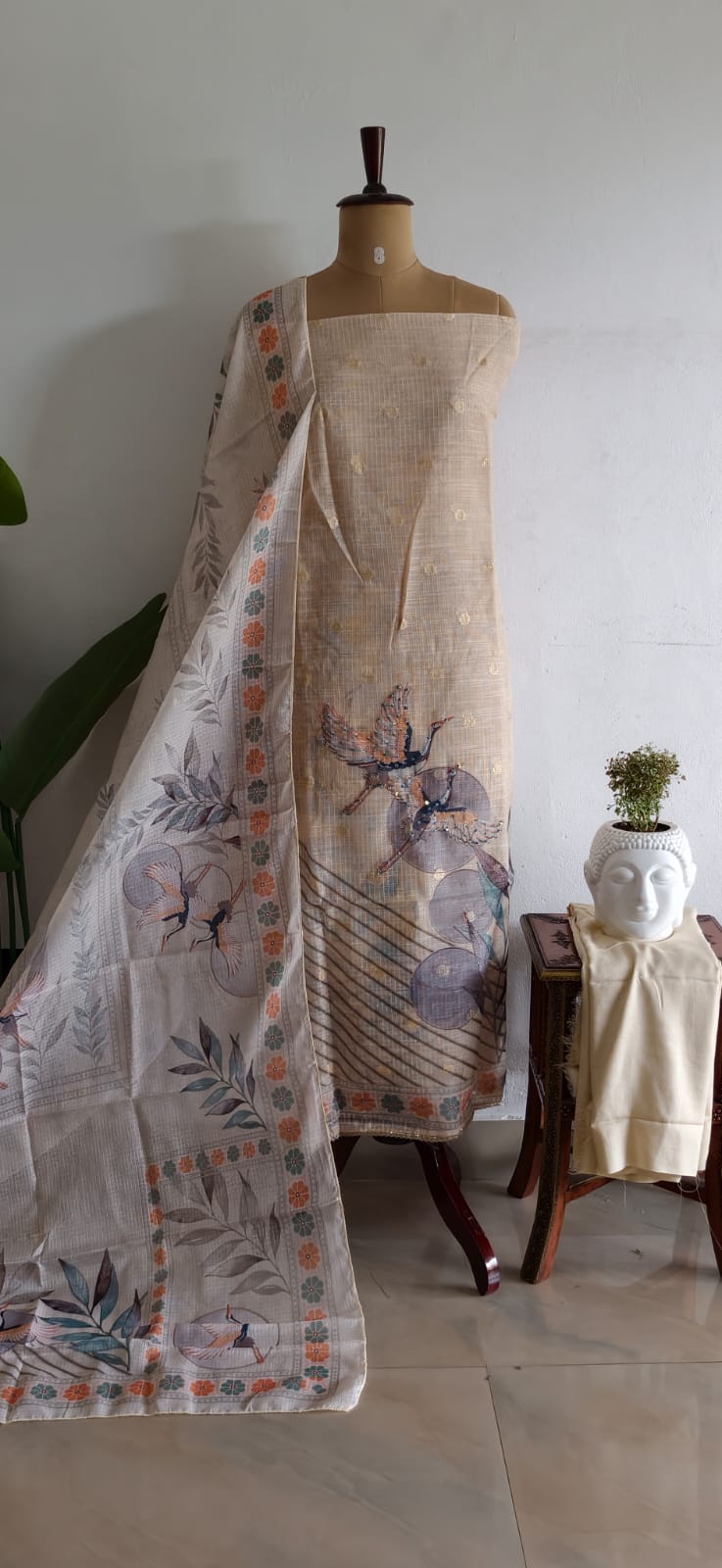 Premium semi linen salwar-ZW82 - Image 2