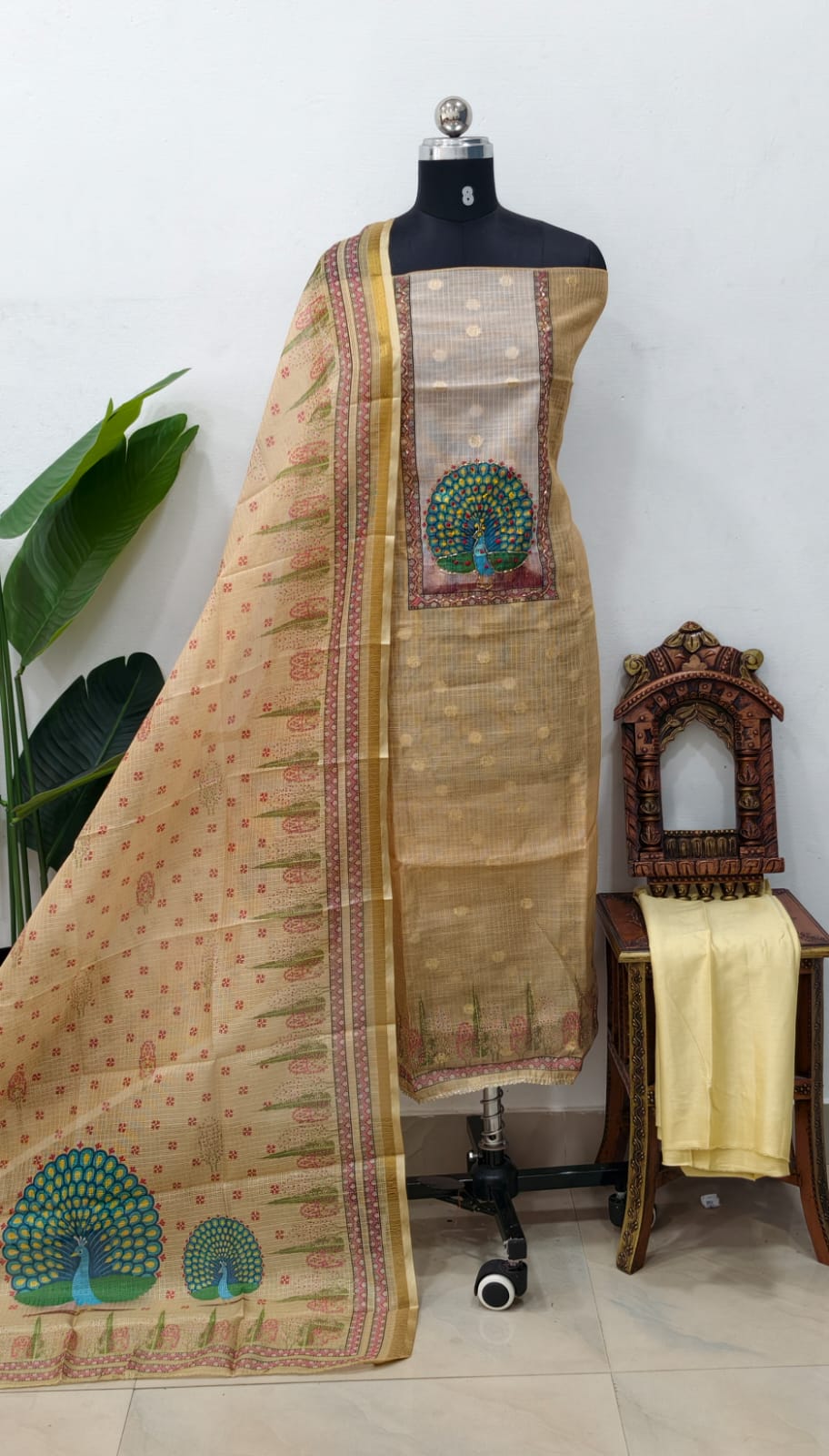 Premium semi linen salwar-ZW89 - Image 2