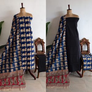 Kalamkari cotton 3pcs set-AS77