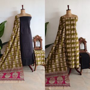 Kalamkari cotton 3 pcs set-AS78