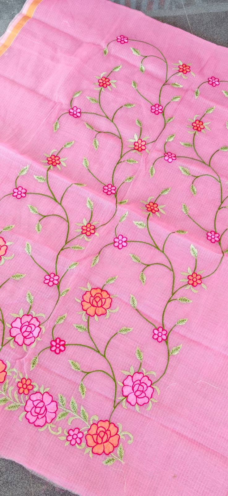 Premium kota doria embroidery salwar-HO88 - Image 3