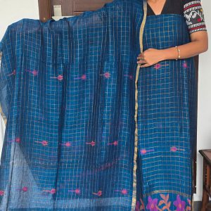 Premium handwoven linen checks -WN123