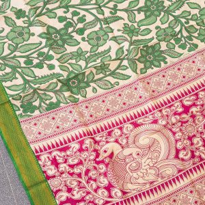Chennuri silk kalamkari Dupatta-BH91