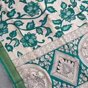 Chennuri silk kalamkari dupatta-BH95
