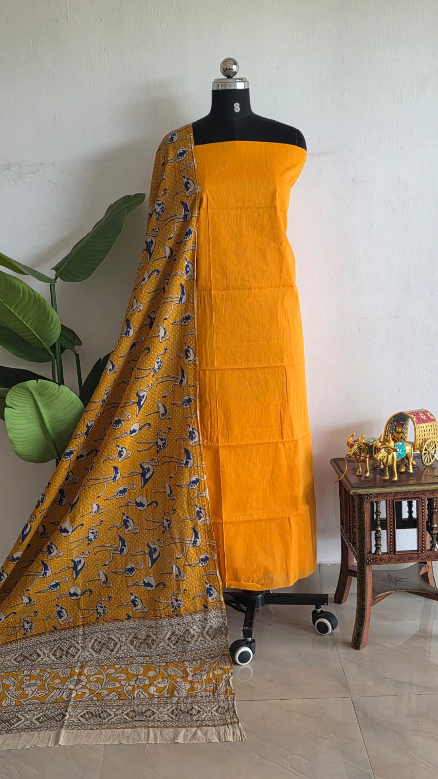 Kalamkari cotton 2 pcs set-MU7