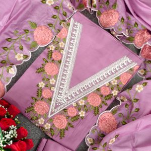 Premium chinnon silk salwar-ZW131
