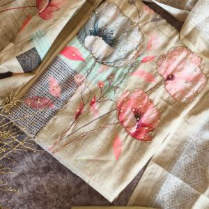 Premium semi linen salwar-ZW82