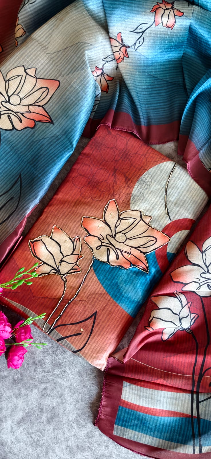 Chinnon silk salwar-ZW85