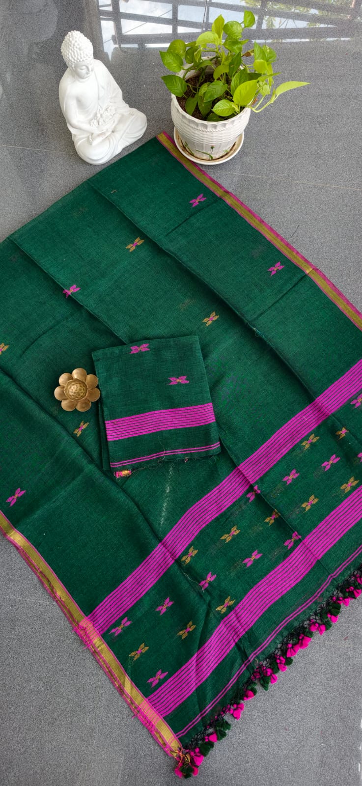Premium handwoven linen salwar-WN151 - Image 3