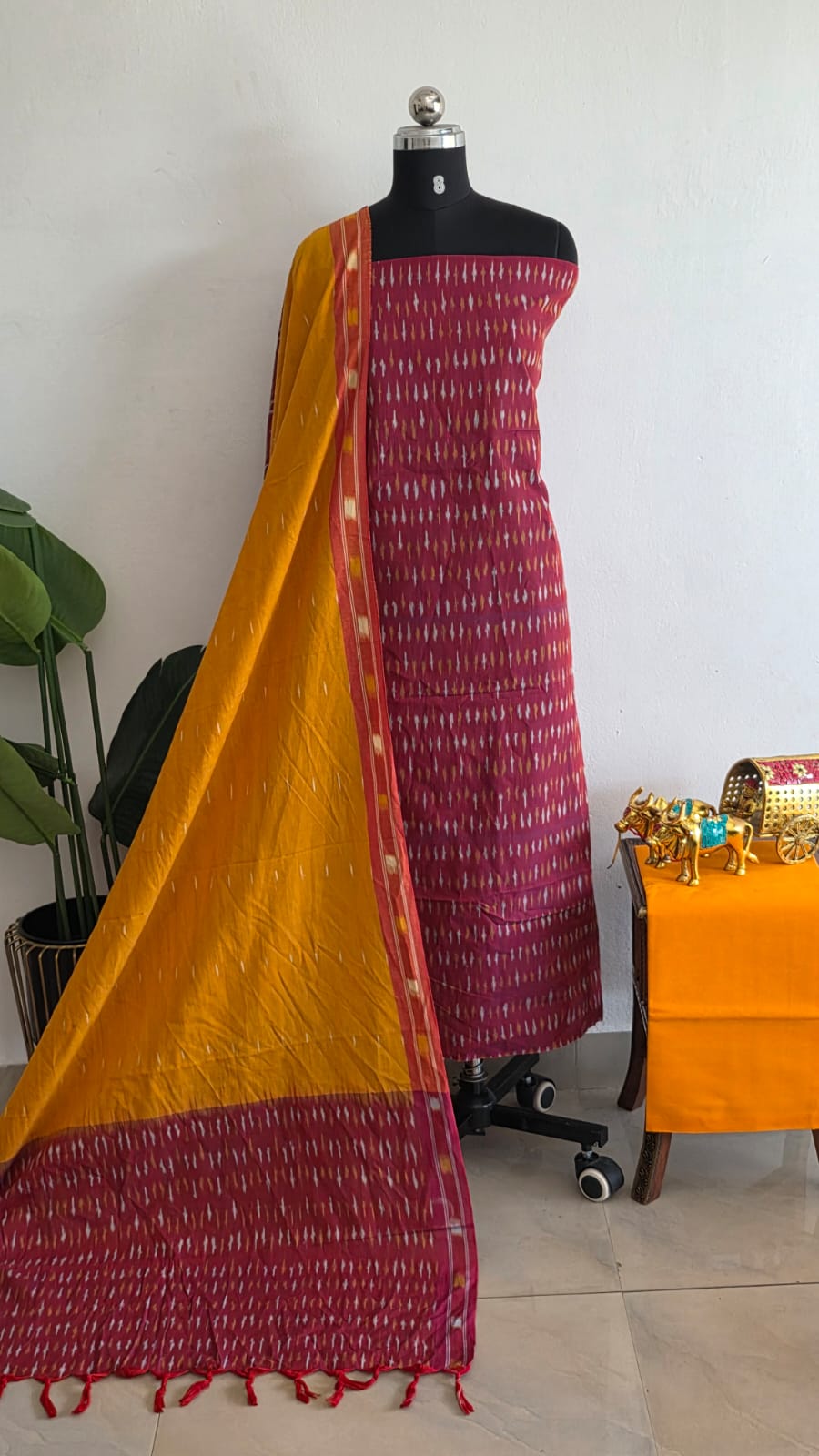 Poochampally Ikkat cotton salwar-RR25