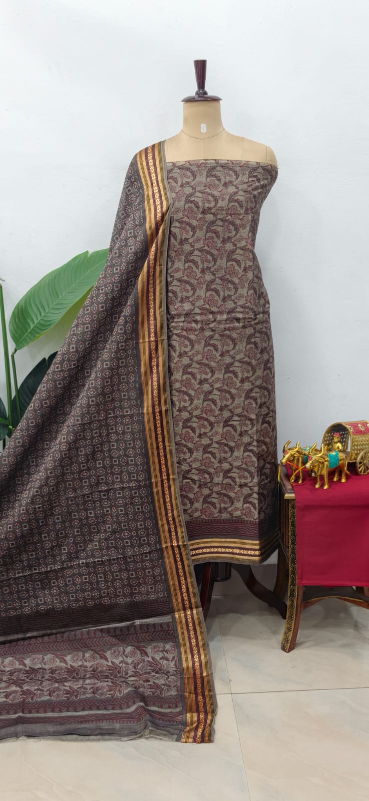 Pre-washed south cotton salwar-HV20 - Image 2