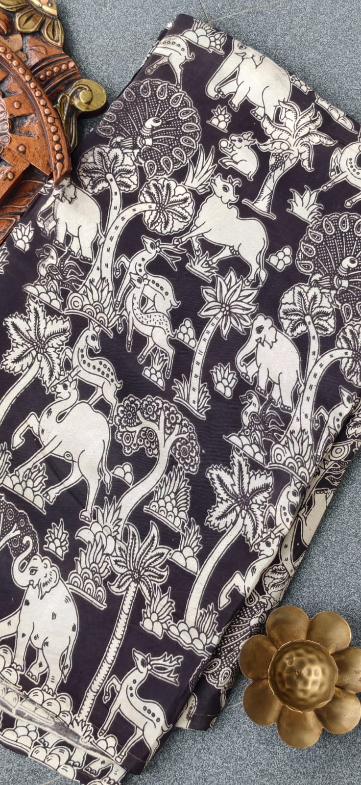 Chennuri silk running material 1m -VM6