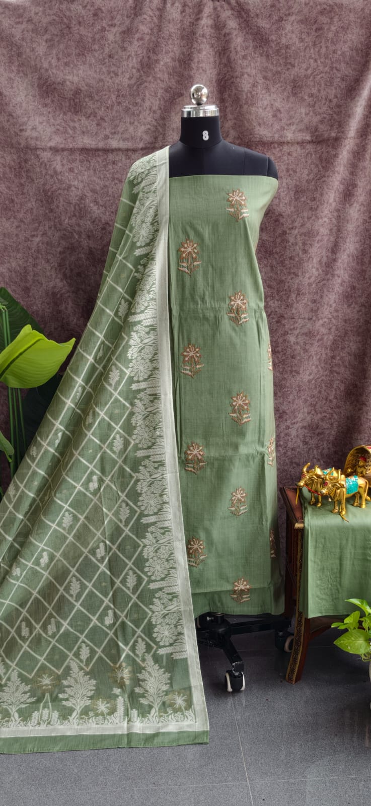 Munga silk salwar-MG27